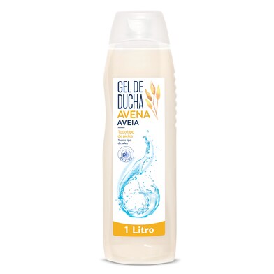 Gel de ducha avena botella 1 l-0