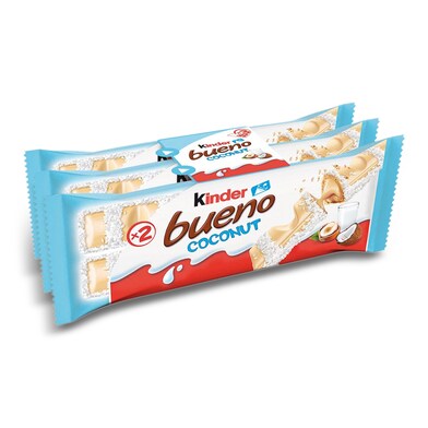 Barrita de chocolate y coco Kinder caja 117 g-0 Barrita de chocolate y coco Kinder caja 117 g-0
