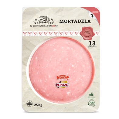 Mortadela NUESTRA ALACENA SOBRE 250 GR-1 Mortadela NUESTRA ALACENA SOBRE 250 GR-1