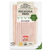 Pechuga de pavo 90% carne Nuestra Alacena sobre 120 g