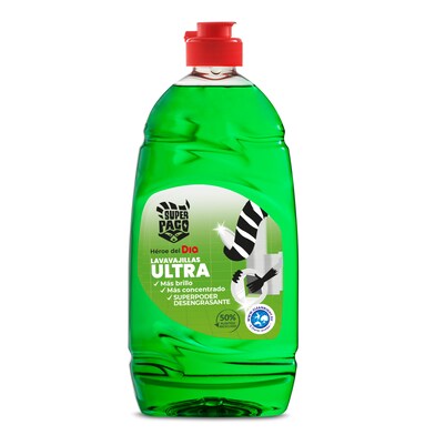 Lavavajillas concentrado ultra Super Paco de Dia botella 500 ml-0 Lavavajillas concentrado ultra Super Paco de Dia botella 500 ml-0