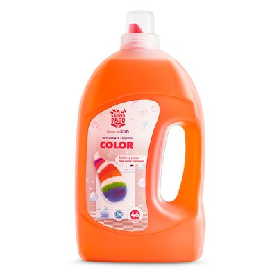 Detergente máquina líquido color Super Paco de Dia botella 46 lavados-0