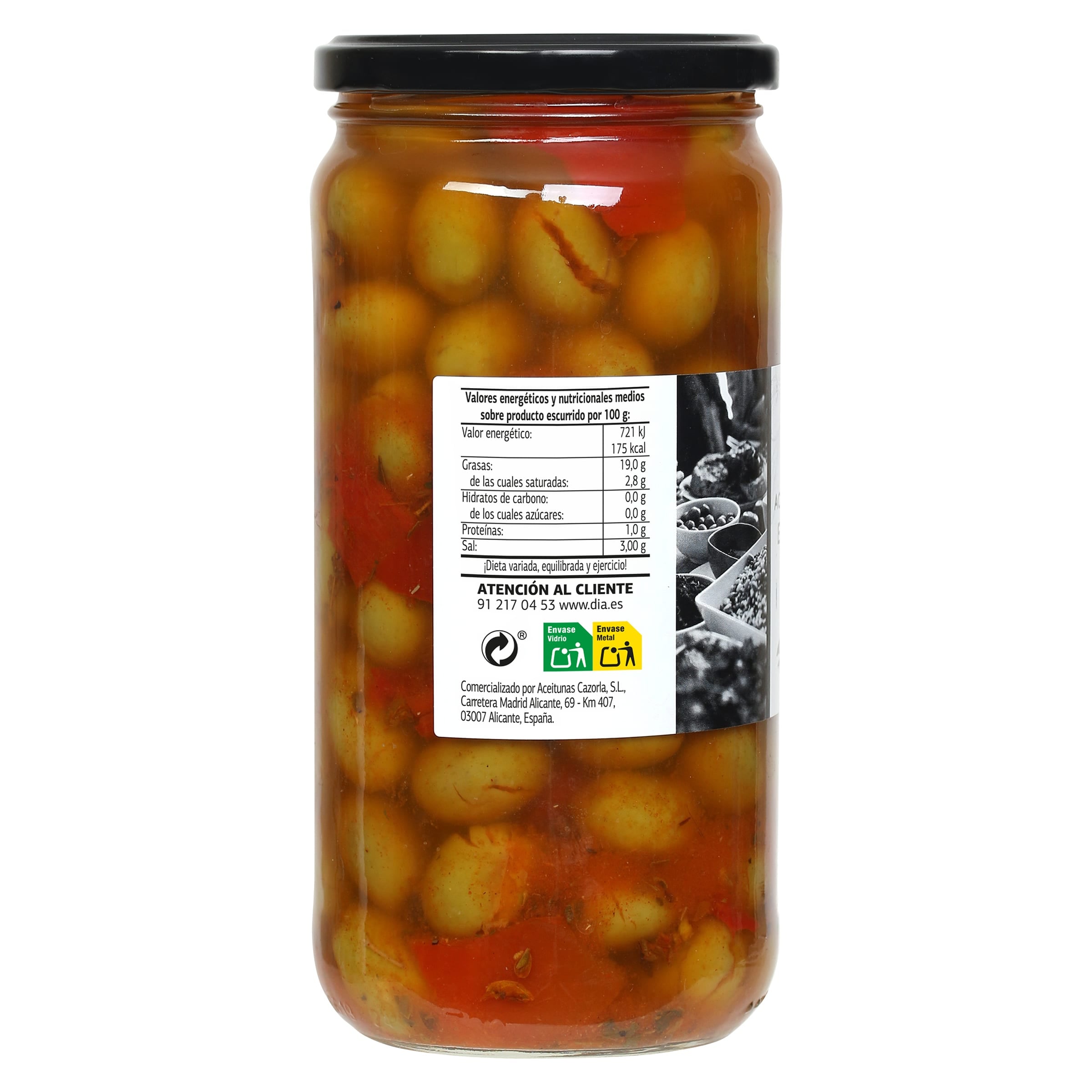 Aceitunas estilo casero Dia Vegecampo 410 g