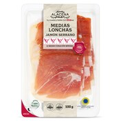 MEDIAS LONCHAS Jamón Serrano Nuestra Alacena de Dia bandeja 100 g