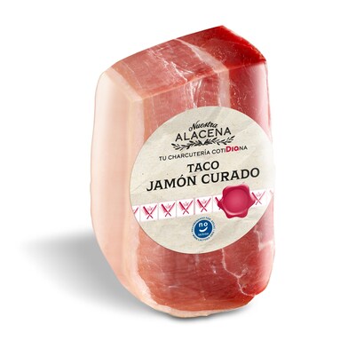 Jamón curado en taco Nuestra Alacena de Dia bolsa 300 g-0 Jamón curado en taco Nuestra Alacena de Dia bolsa 300 g-0