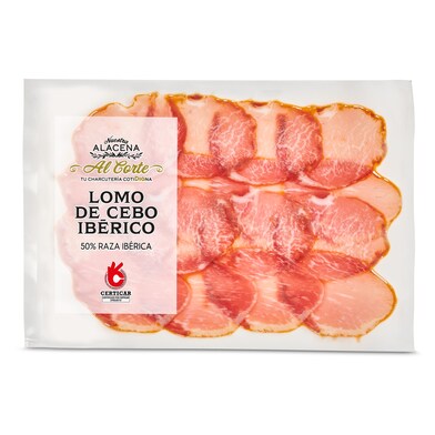 Lomo de cebo ibérico 50% Nuestra Alacena de Dia bandeja 80 g-0