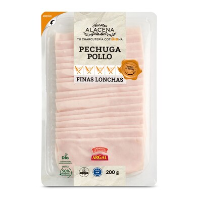 Pechuga de pollo NUESTRA ALACENA SOBRE 200 GR-1 Pechuga de pollo NUESTRA ALACENA SOBRE 200 GR-1