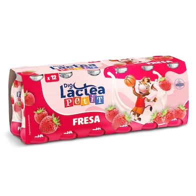 Yogur de fresa líquido Dia Láctea pack 12 x 100 g-0