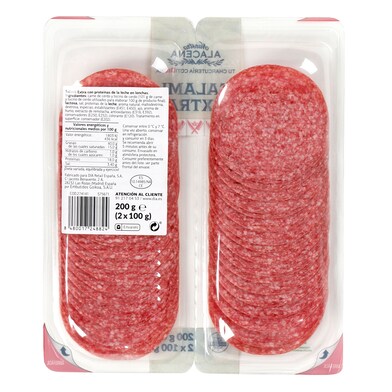 Salami extra Nuestra Alacena de Dia bandeja 200 g-1 Salami extra Nuestra Alacena de Dia bandeja 200 g-1