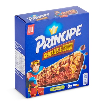 Barritas de cereales y chocolate Principe caja 125 g-0