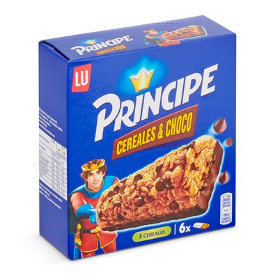 Barritas de cereales y chocolate Principe caja 125 g-0 Barritas de cereales y chocolate Principe caja 125 g-0