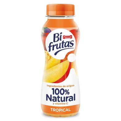 Bebida con leche tropical natural Pascual Bifrutas botella 240 ml-0