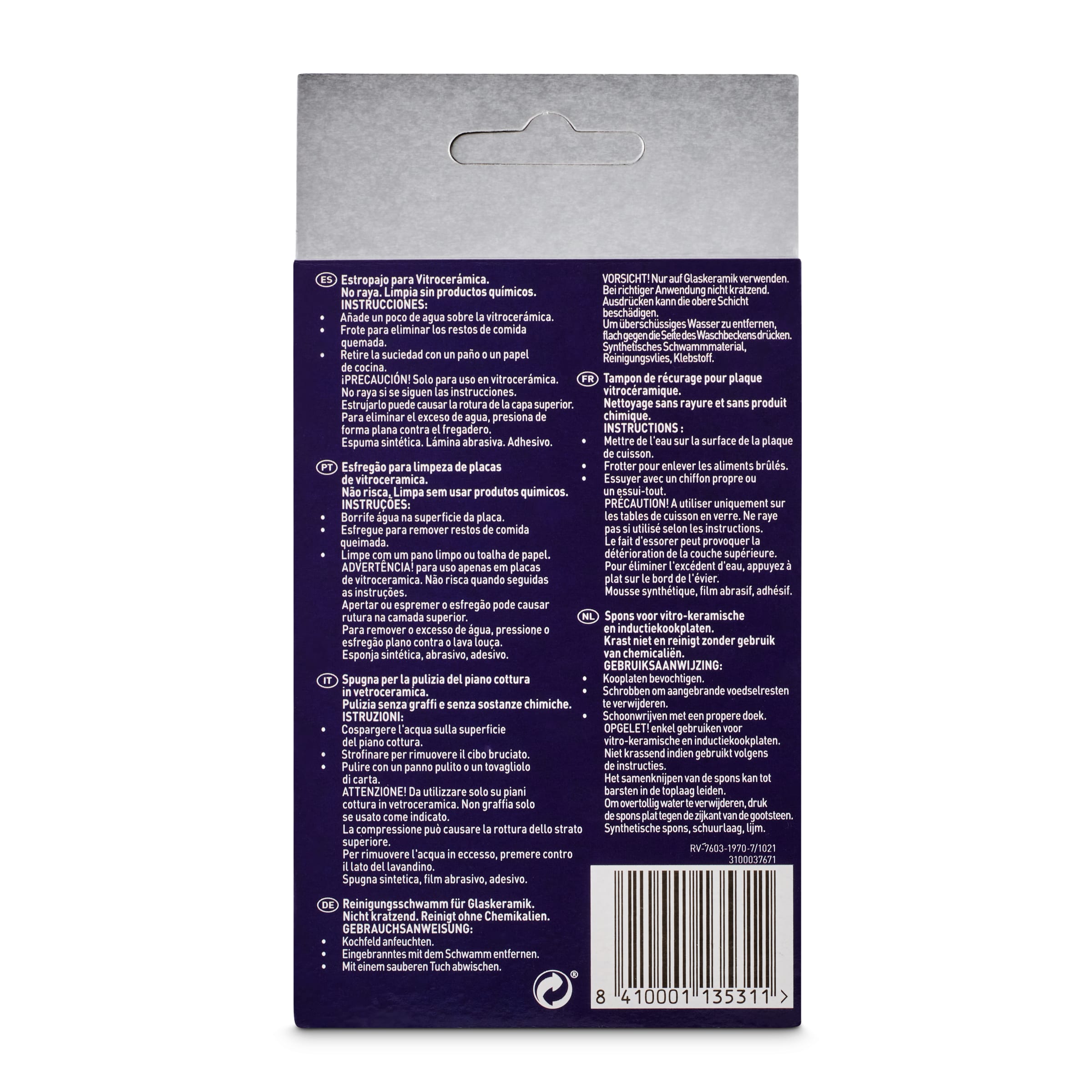 Estropajo vitrocerámica Scotch brite 1 unidad