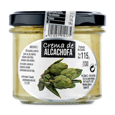 Crema de alcachofa Alta cocina frasco 110 g-0
