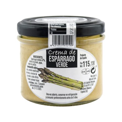 Crema de espárrago verde Alta cocina frasco 110 g-0 Crema de espárrago verde Alta cocina frasco 110 g-0