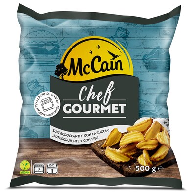 Patatas fritas con piel McCain Chef Gourmet bolsa 500 g-0 Patatas fritas con piel McCain Chef Gourmet bolsa 500 g-0