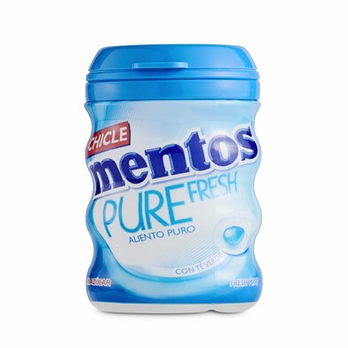 Chicles sabor menta fresca sin azúcar Mentos caja 60 g-0