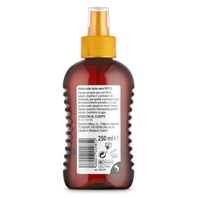 Aceite solar tacto seco con acelerador spf 15 Imaqe bote 250 ml-1 Aceite solar tacto seco con acelerador spf 15 Imaqe bote 250 ml-1