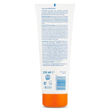 Leche solar infantil spf 50+ Imaqe bote 250 ml-1 Leche solar infantil spf 50+ Imaqe bote 250 ml-1