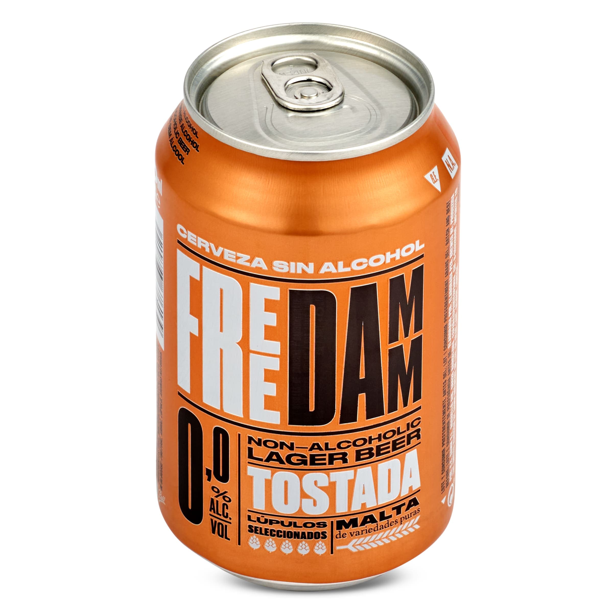 Cerveza Free Damm Sin Alcohol Lata 33 cl