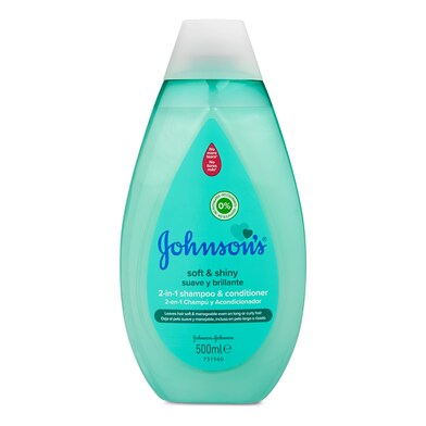 Champú y acondicionador dos en uno suave y brillante Johnsons baby bote 500 ml-0 Champú y acondicionador dos en uno suave y brillante Johnsons baby bote 500 ml-0