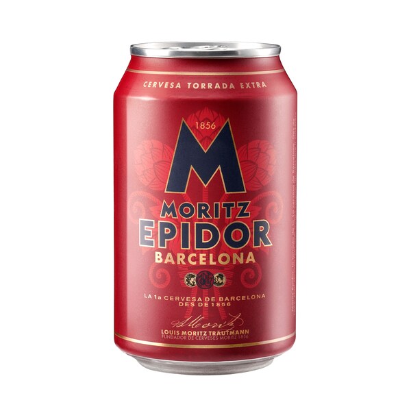 Cerveza Rubia Moritz Epidor Lata 33 Cl.