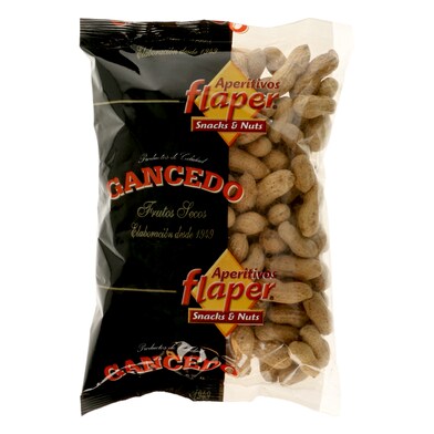 Cacahuete con cáscara sin sal Gancedo bolsa 400 g-0 Cacahuete con cáscara sin sal Gancedo bolsa 400 g-0
