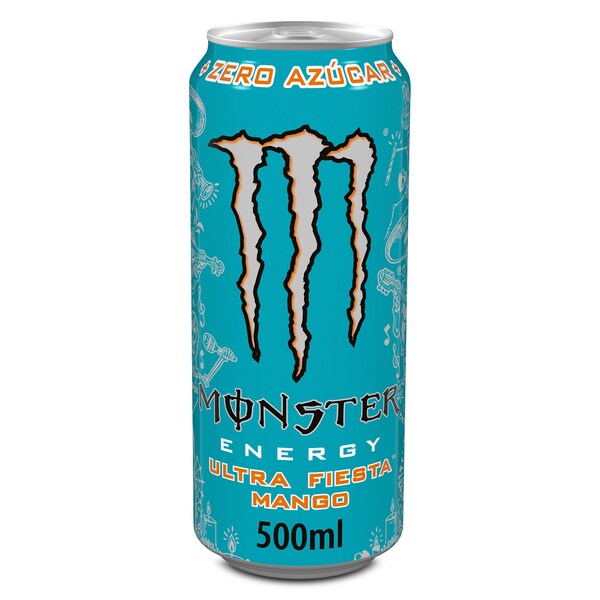 Bebida Energética Ultra Fiesta Mango Monsters Lata 50 Cl.