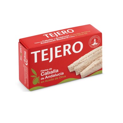 Filetes de caballa en aceite de oliva Tejero lata 80 g-0 Filetes de caballa en aceite de oliva Tejero lata 80 g-0