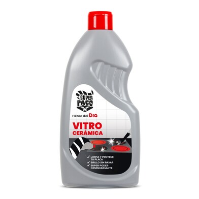 Limpiador de vitrocerámica en crema SUPER PACO BOTELLA 500 ML-1 Limpiador de vitrocerámica en crema SUPER PACO BOTELLA 500 ML-1