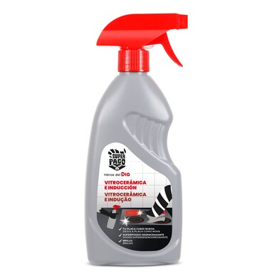 Limpiador de vitrocerámica SUPER PACO SPRAY 500 ML-1 Limpiador de vitrocerámica SUPER PACO SPRAY 500 ML-1