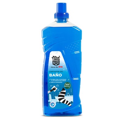 Limpiador gel baño SUPER PACO BOTELLA 1.5 LT-1 Limpiador gel baño SUPER PACO BOTELLA 1.5 LT-1