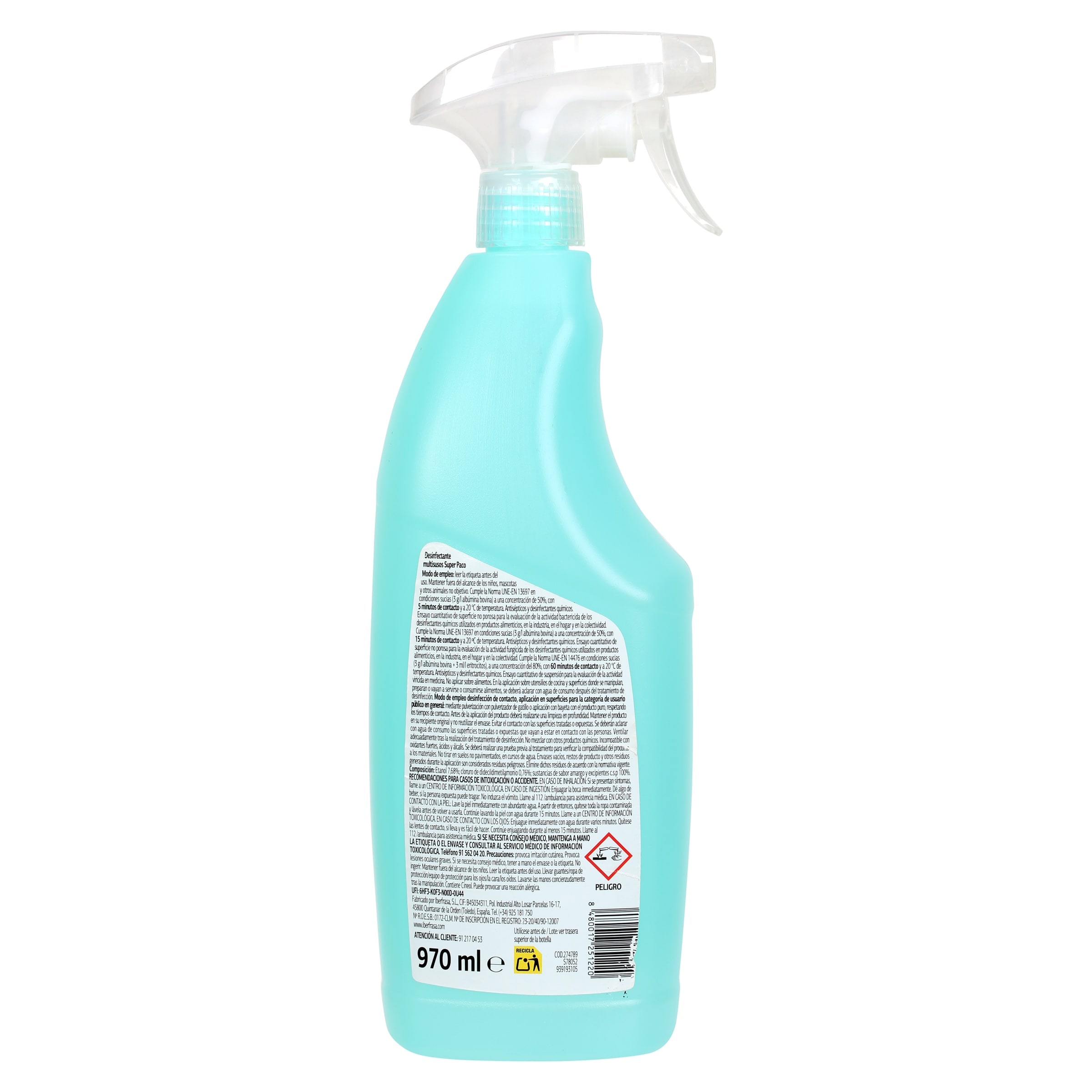 Desinfectante multiusos Dia Super Paco 970 ml