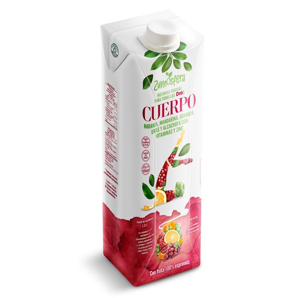 Zumo Cuerpo Frutas Extractos Vegetales Dia Zumosfera 1 Lt.