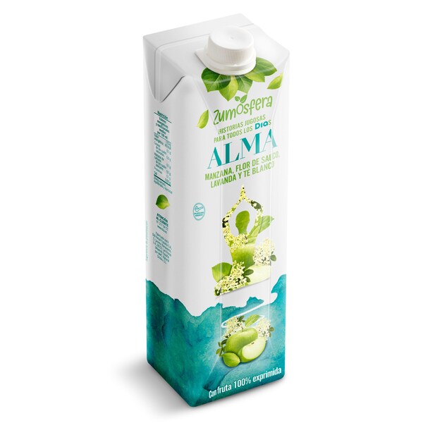 Zumo Alma Manzana Extractos Vegetales Dia Zumosfera 1 Lt.