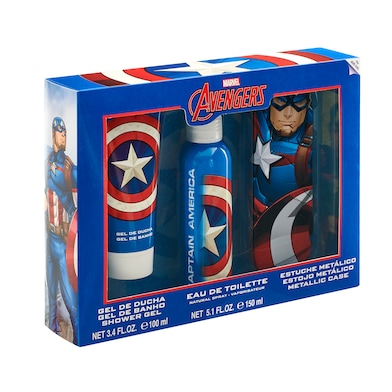 Pack colonia 150 ml + gel de ducha 100 ml Capitán América pack 250 ml-0