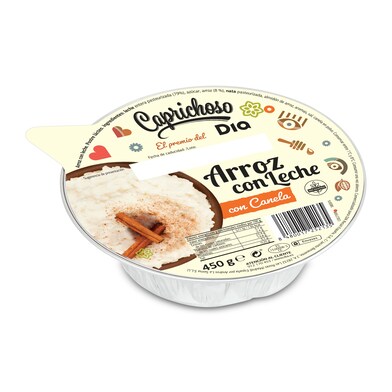 Arroz con leche con canela Caprichoso Dia tarrina 450 g-0 Arroz con leche con canela Caprichoso Dia tarrina 450 g-0