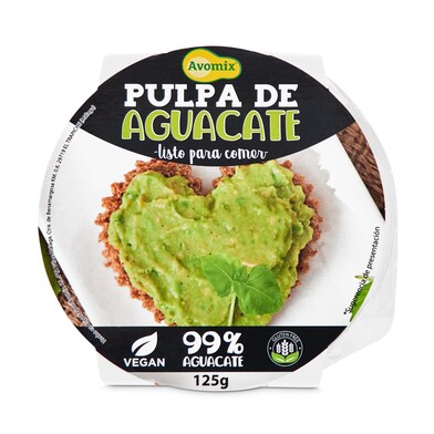 Pulpa aguacate tarrina 125 g-0 Pulpa aguacate tarrina 125 g-0