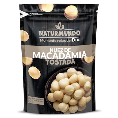 Nuez de macadamia tostada con sal Naturmundo de Dia bolsa 100 g-0
