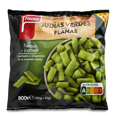 Judías verdes planas Findus bolsa 800 g-0