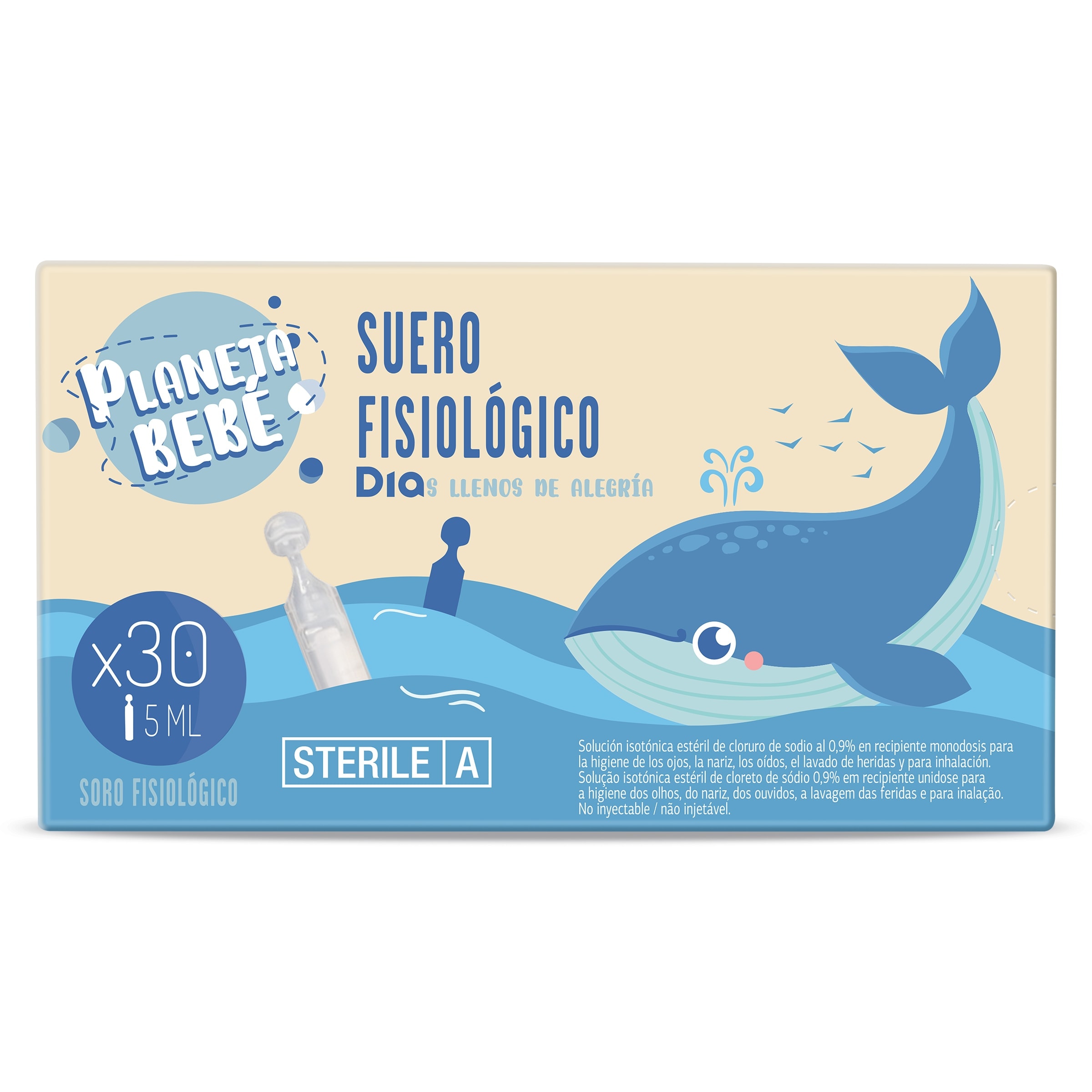 Suero fisiológico Dia Planeta Bebé 30 unidades