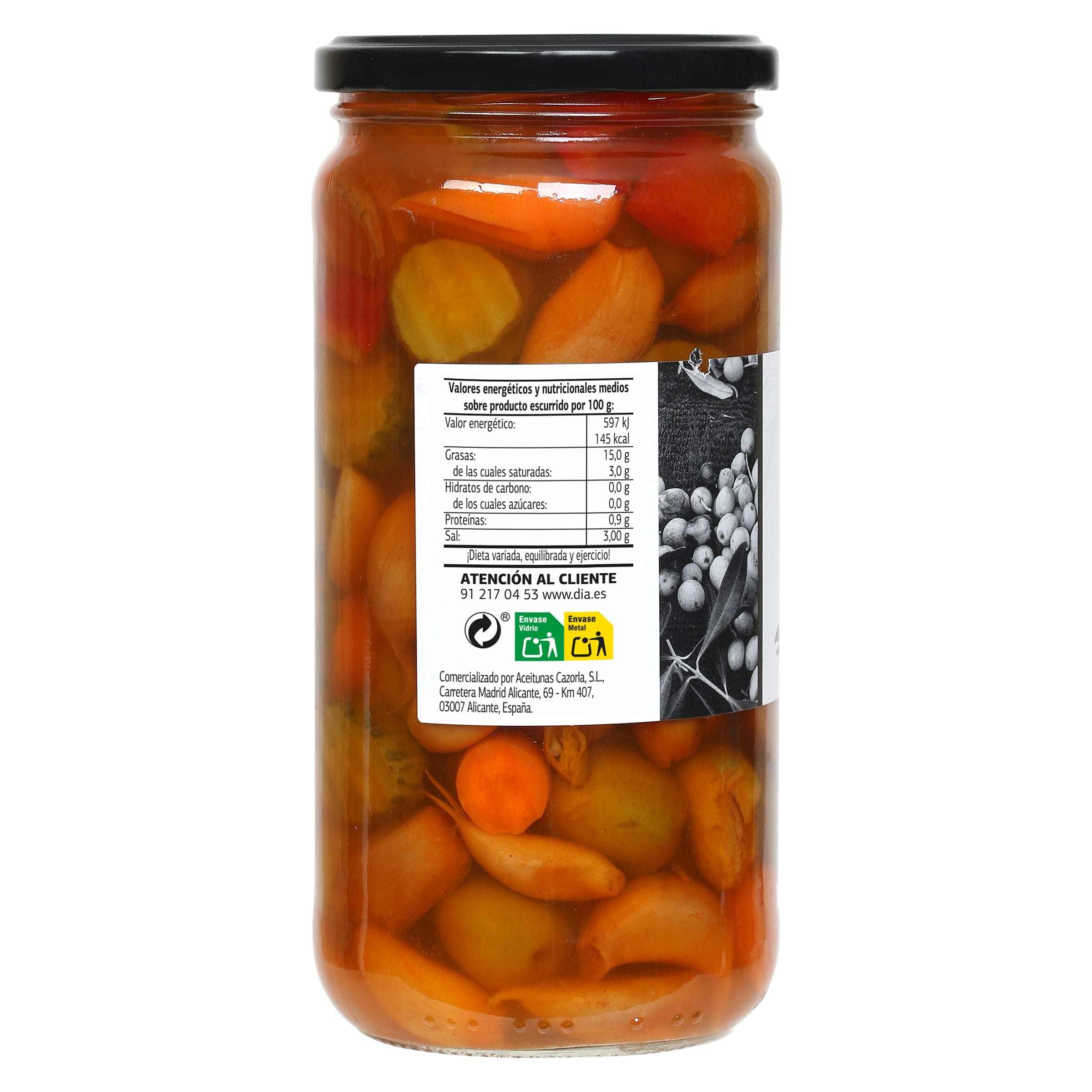 Aceitunas gazpacha Dia Vegecampo 410 g