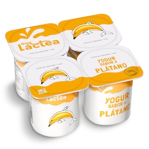 yogur sabor platano pack 4 x 125 g