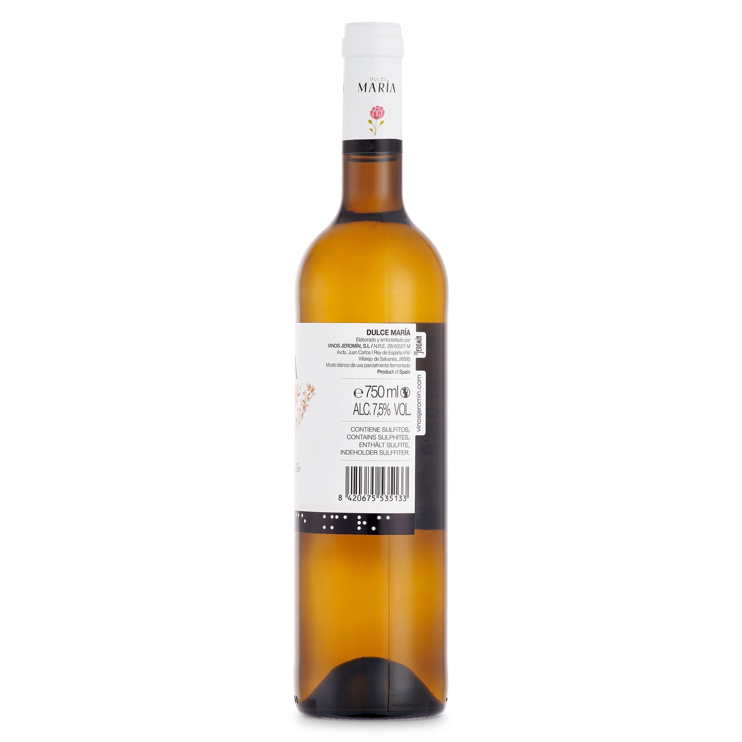 Vino blanco Dulce María 75 cl