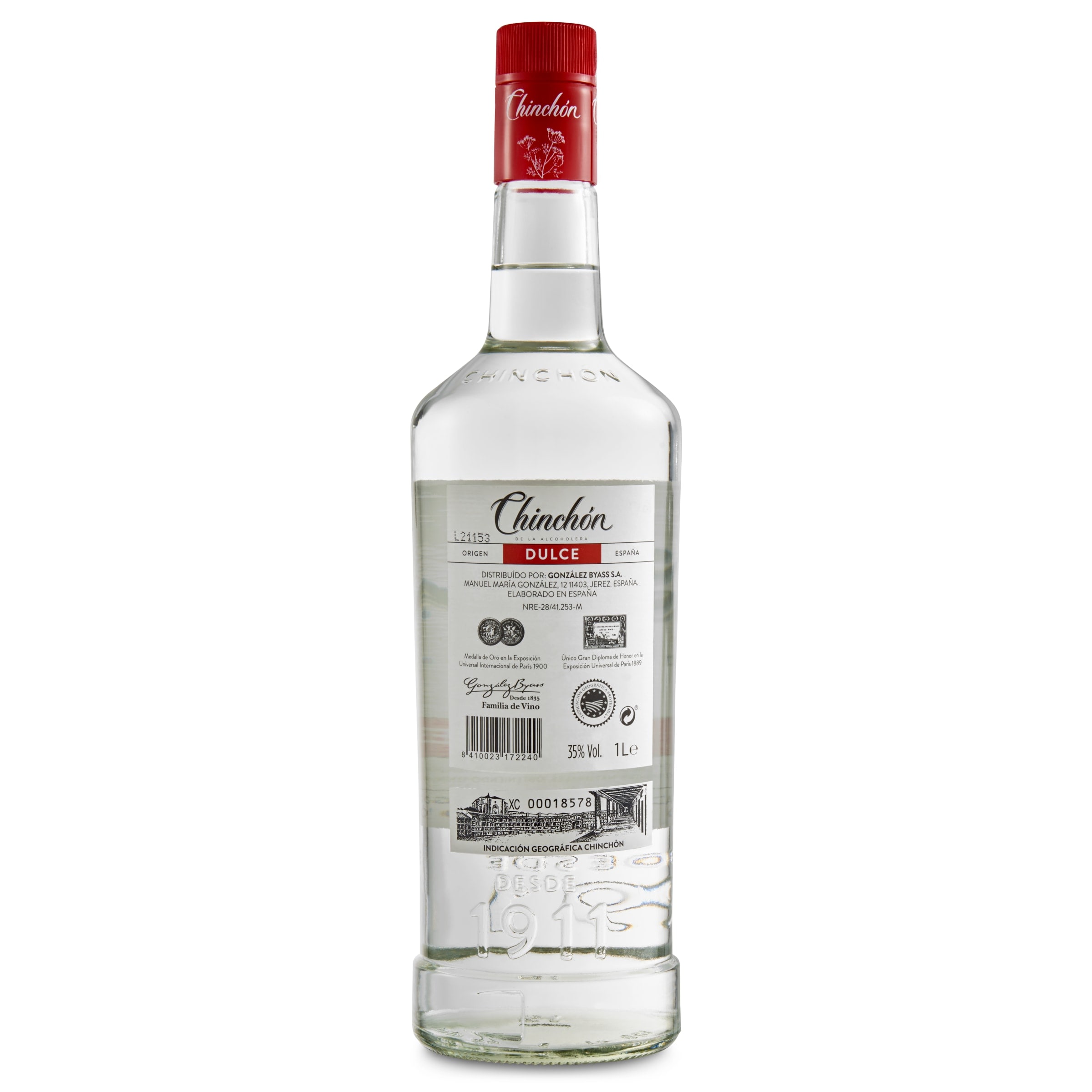 Anís dulce Chinchon 1 L