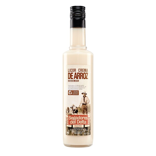 Licor de Crema de Arroz Segadores del Delta Botella 50 Cl.