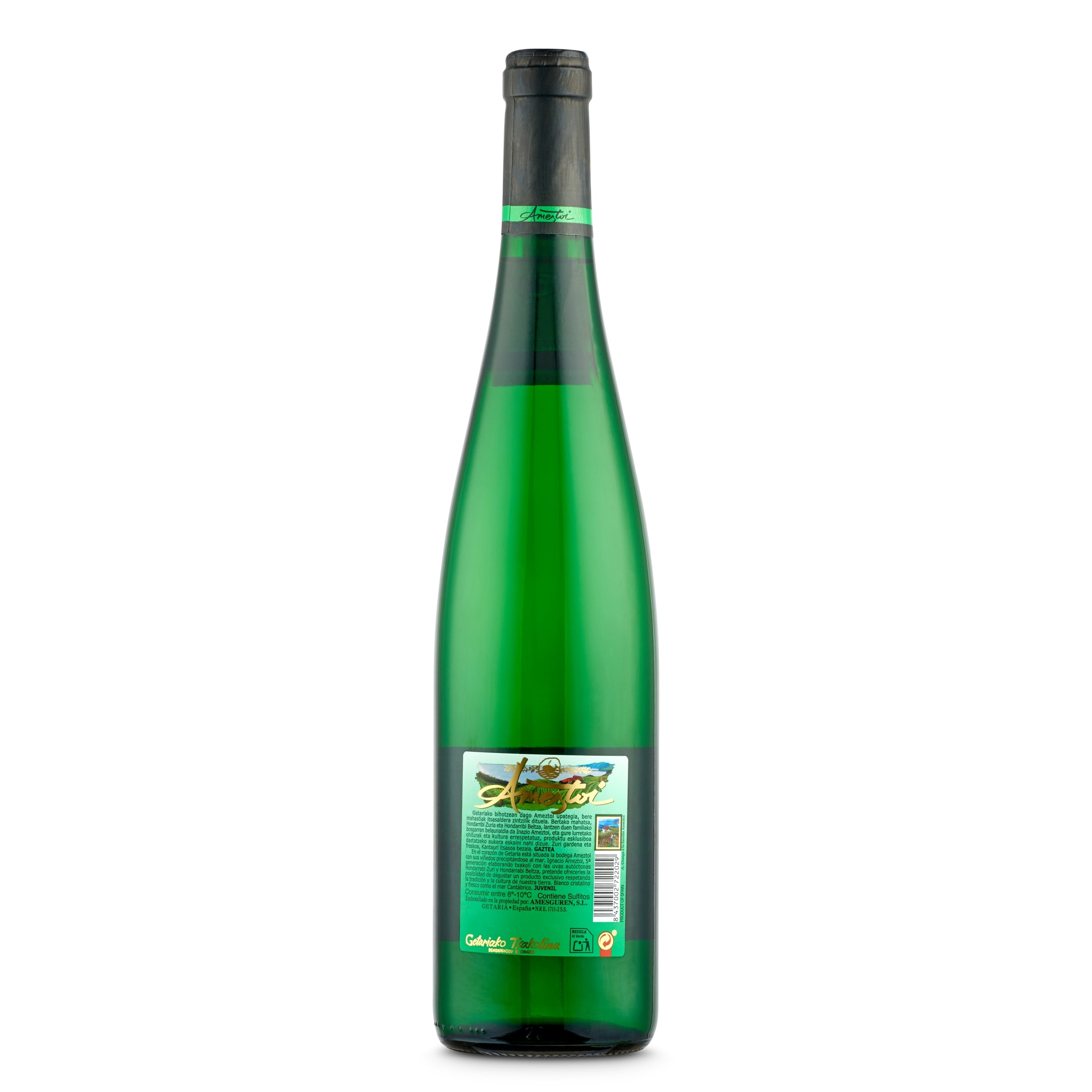 Vino blanco Txakoli Ameztoi 75 cl