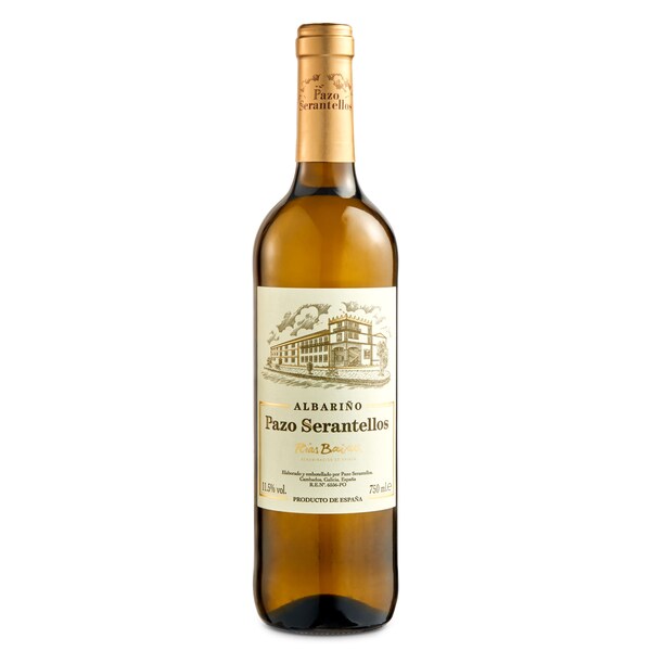 Vino Blanco DO Rias Baixas Pazo Serantello Botella 75 Cl.