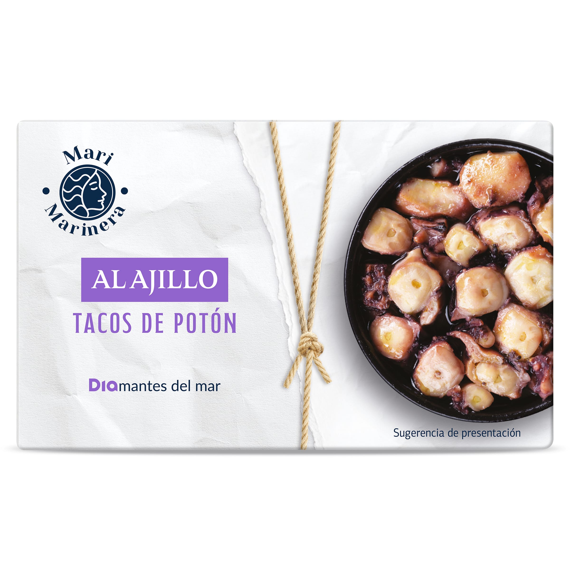 Tacos de potón al ajillo Dia Mari Marinera 72 g