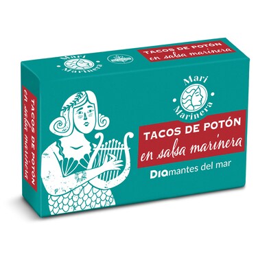 Tacos de potón en salsa marinera Mari Marinera de Dia lata 72 g-0 Tacos de potón en salsa marinera Mari Marinera de Dia lata 72 g-0